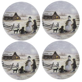 Hermia Set de 4 Salvamanteles Individuales Multicolor